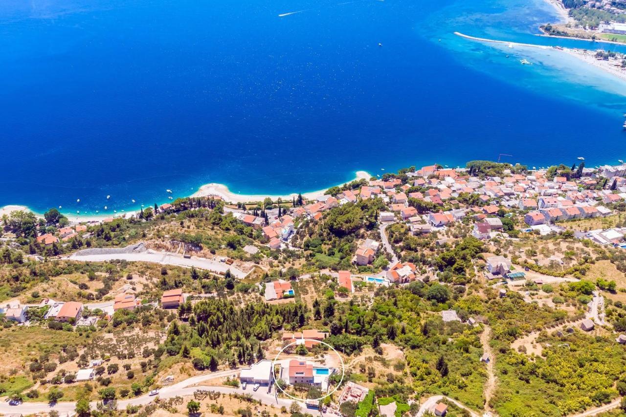 Villa Belvedere With Heated Pool, Billiards, Media Room, Sea Views,10 Pax Omiš Εξωτερικό φωτογραφία